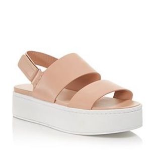 VINCE Westport Leather Platform Sandals SIZE 9.5